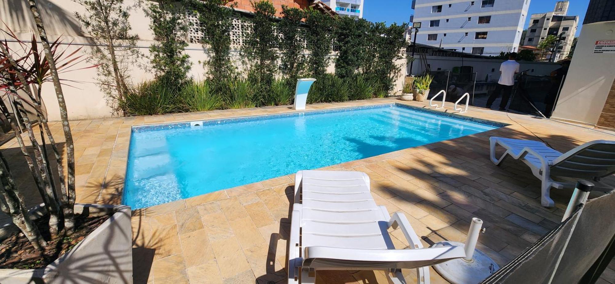 San Remo Apartamento Praia Do Tombo Гуаружа Экстерьер фото